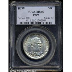 1949 50C Booker T. Washington MS66 PCGS.