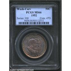 1952 50C Washington-Carver MS66 PCGS.