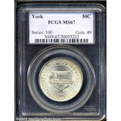 1936 50C York MS67 PCGS.