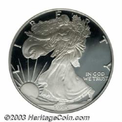 1995-W $1 Silver Eagle PR70 Ultra Cameo NGC.