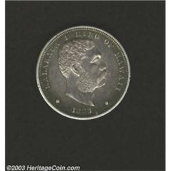 1883 $1 Hawaii Dollar XF40 Uncertified.