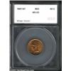 Image 1 : 1867/67 1C Cent MS63 Red SEGS (MS63 Red Questionable Color).