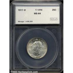 1917-D 25C Type One Quarter MS64 Full Head SEGS (MS64 Full Head).