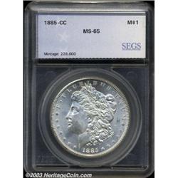 1885-CC $1 Morgan Dollar MS64 SEGS. (MS64).