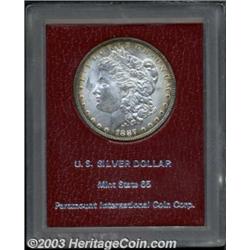 1887 $1 Morgan Dollar MS65 Paramount (MS63).