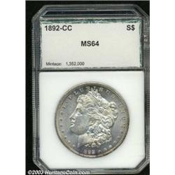 1892-CC $1 Morgan Dollar MS64 PCI (MS64).