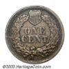 Image 2 : Undated 1C Indian Cent, Shield Reverse--Full Brockage Obverse--AU50 PCGS.