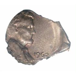 1962 1C Cent--Struck on Scrap, 18.5 grains--MS63 Brown PCGS.