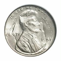 1981 1C Cent--Struck on a 1981-P Dime--MS65 ANACS.