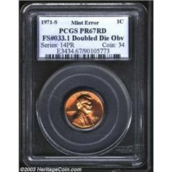 1971-S 1C Cent PR67 Red PCGS.