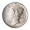 Image 1 : 1917-D 10C Dime--Broadstruck, Scratched--ANACS. Unc Details, Net AU55.