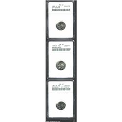 1999-P Dime--Broadstruck--MS65 ANACS,