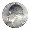 Image 1 : Undated 25C Washington Quarter--Struck on Clad 10C Planchet--MS62 PCGS.