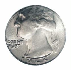 1966 25C Quarter--Struck on Clad 10C Planchet--MS64 PCGS.