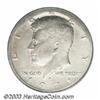 Image 1 : 1971-D 50C Half Dollar--Struck on 40% Silver Planchet--AU55 PCGS.