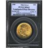 Image 1 : 1908 $10 With Motto Indian Eagle--Laminated Planchet Obverse--MS63 PCGS.