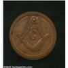 Image 4 : Rare Undated Masonic Emblem Uncertified Patriotic MS62.
