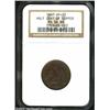 Image 1 : 1837 MS Half Cent Token MS64 Brown NGC.