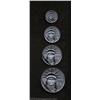 Image 1 : 1997 P$10 Four-Piece Platinum Eagle Set MS67-69 Uncertified.