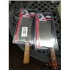 Image 1 : 2 Wooden Handle Cleavers - 2 Times the Money