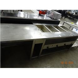 S/S 4 Comp Electric Steam Table