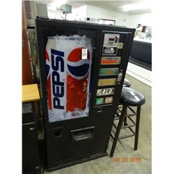 Coin Operated Can Soda Machine (Key In Office)