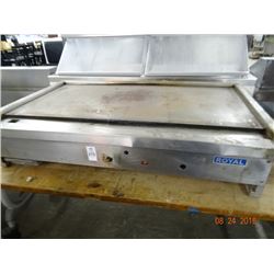 Royal Gas 4' Flat Grill - Needs Knobs