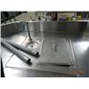 Image 3 : 6' S/S Table w/Sink & Storage - Drain Needs Repair