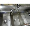 Image 2 : S/S 3 Comp Sink w/Wand & Sideboards
