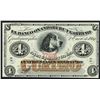 Image 1 : Argentina, 4 Reales Bolivianos, 1869,  Pick#  S1781a, Banco Oxansaburu Y Garbino, SL# 77228, AU