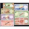 Image 2 : Bahrain, 100 fils-20 dinars, 1978, Pick#  CS1( Pick#  1-6 & 10), FRANKLIN MINT SPECIMEN, SL# 375,UNC