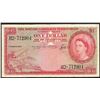 Image 1 : British Caribbean Territories, 1 Dollar, 1st Mar 1954,  Pick#  7b, Brtish Admin, SL# H2-712904, FINE