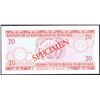 Image 2 : Burundi, 20 Francs, 1st Oct 1991,  Pick#  27s, SPECIMEN, Banque De La Republique, SL# AA-000000, UNC