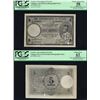 Image 1 : Ceylon, 5 Rupees, 1.10.1939, UNL, PHOTOGRAPHIC ESSAY, GEORGE VI, SL# C/00-000000, PCGS 58 & 63 UNC