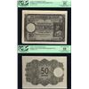 Image 1 : Ceylon, 50 Rupees, 1.10.1939, UNL, PHOTOGRAPHIC ESSAY, GEORGE VI, SL# E/00-000000, PCGS 63 & 64 UNC