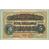East Africa, 5 Shillings, 1st Aug 1951,  Pick#  28A, East African Currency Board, SL# E/34-65446, VF