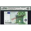 European Union - Italy, 100 Euros, 2002, Pick#  5S1, SPECIMEN, SL# S00000000007, PMG 65 EPQ UNC