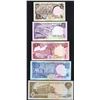Image 2 : Kuwait, 1/4 - 20 Dinars, L. 1968 (1980-91),  Pick#  11d, 12d, 13d, 14c, 16b, Central Bank, VF-XF