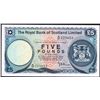 Scotland, 5 Pounds, 1st May 1975,  Pick#  337a, The Royal Bank, SL# A/37 -225653, AU