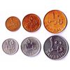 Image 2 : Bahrain , 1 - 100 Fils , 1965 , KM# 1, # 2, # 3, # 4, # 5, # 6 , AU