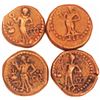 Image 2 : India , Copper Unit , 300 B.C , VG