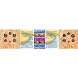 United Arab Emirates , 1 Fil - 1 Dirham , AH1409 - 1989 , KM# 1, 2.1, 3.1, 4, 5, 6.1 , Booklet , UNC