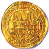 ABBASID DINAR. TEMP. MUTAMID. MINT: SURA'MANRA, RARE. 3.38g, 25mm., AH273, VF