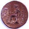 Image 2 : SELEUCID KING AUTIOCHUS III THE GREAT, SILVER TETRADRACHM BROWN PATINA, 16.69g, 30mm, 223-187 BC, VF