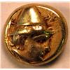 Image 1 : LESBOS, MYTILENE EL HEKTE, CIRCA, HEAD OF DIOSKOUROS RIGHT WEARING WREATHED, PILOS, 375-325 BC, VF