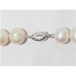 #15-STERLING SILVER CLASP FRESHWATER PEARL