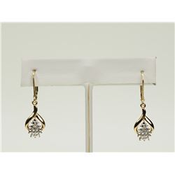 #22-STERLING SILVER GOLD PLATED DIAMOND