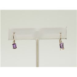 #28-10K YELLOW GOLD AMETHYST AND DIAMOND