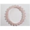 Image 1 : #32-GENUINE ROSE QUARTZ FLEXIBLE SIZE BRACELET
