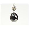 Image 1 : #46-14K GOLD BLACK DIAMOND & WHITE DIAMOND